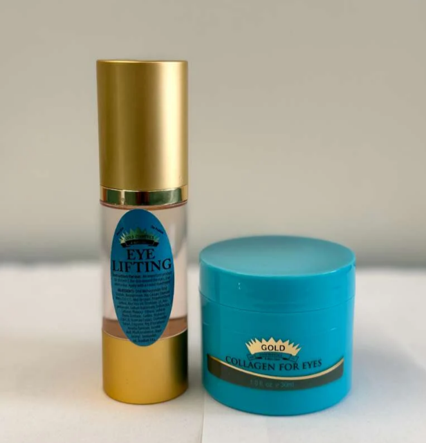 Eye lift kit for eyes and collagen pure for eyes - Gold Cosmetics
