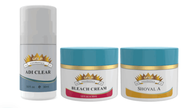 Skin lightening and renewal kit -Adi Bleach And Shuvel - Gold Cosmetics - Image 2